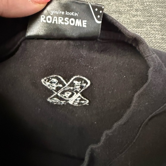 Rexy the dinosaur Black T-Shirt with Colorful Logo adult M/L - Picture 3 of 10